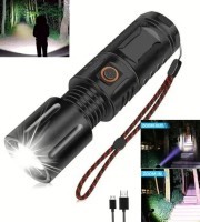 Jumbo Super Power LED Zoom Torch Light With Power Bank